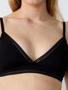 Etam New Without Tag HAPPILY Organic Cotton Bralette